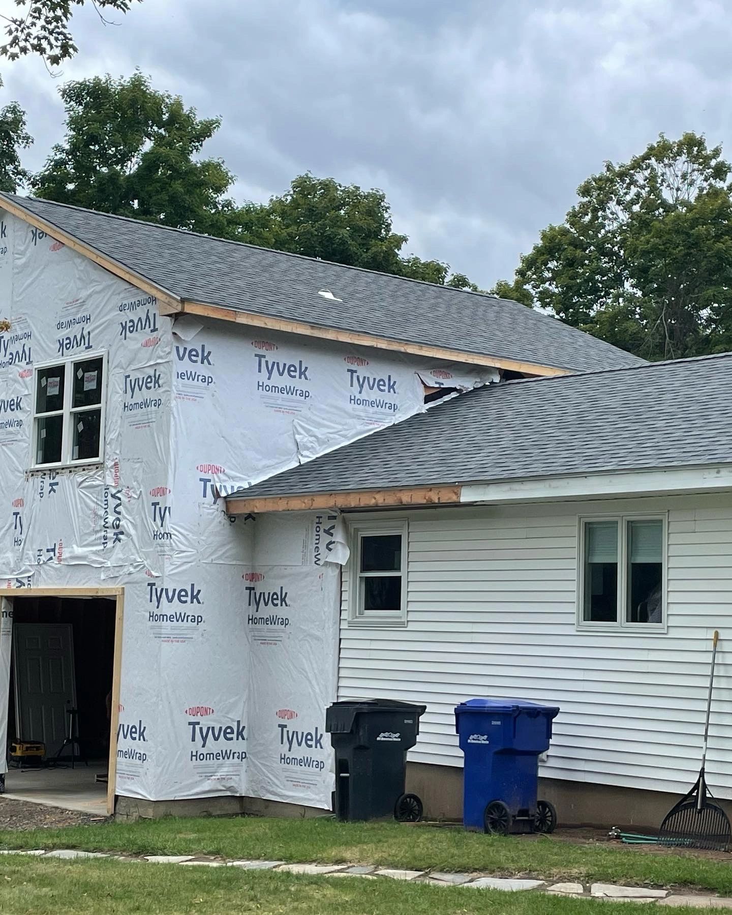Bolton Home Remodelers building a home addition in Tolland County, CT
